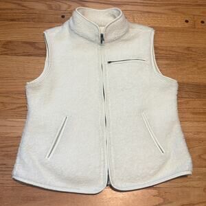 7 Diamonds Women's Sz Small White Cozy Vest